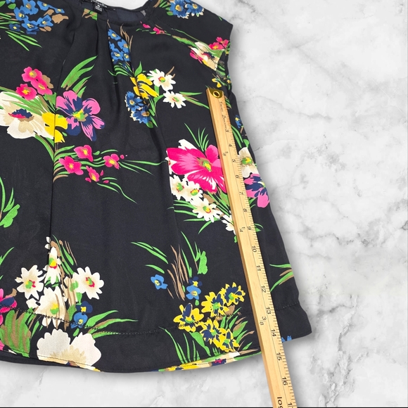 Rafaella Woman's Floral Top Blouse Shirt - Colorful Size Small (S) C2 - Picture 7 of 9